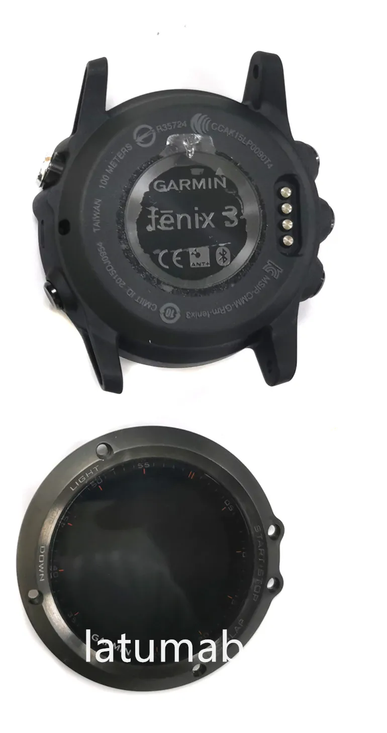 Для Garmin Fenix 3 ЖК-дисплей экран корпус передний чехол с задней крышкой Замена для