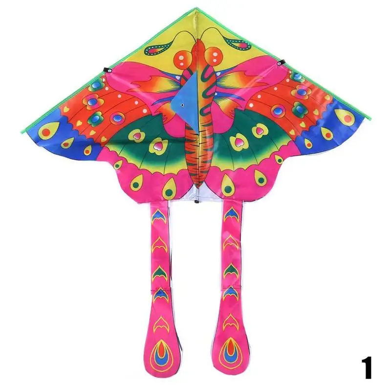 85x95 см Красочный змей бабочка Игрушка Летающий детский трюк кайт прибой без