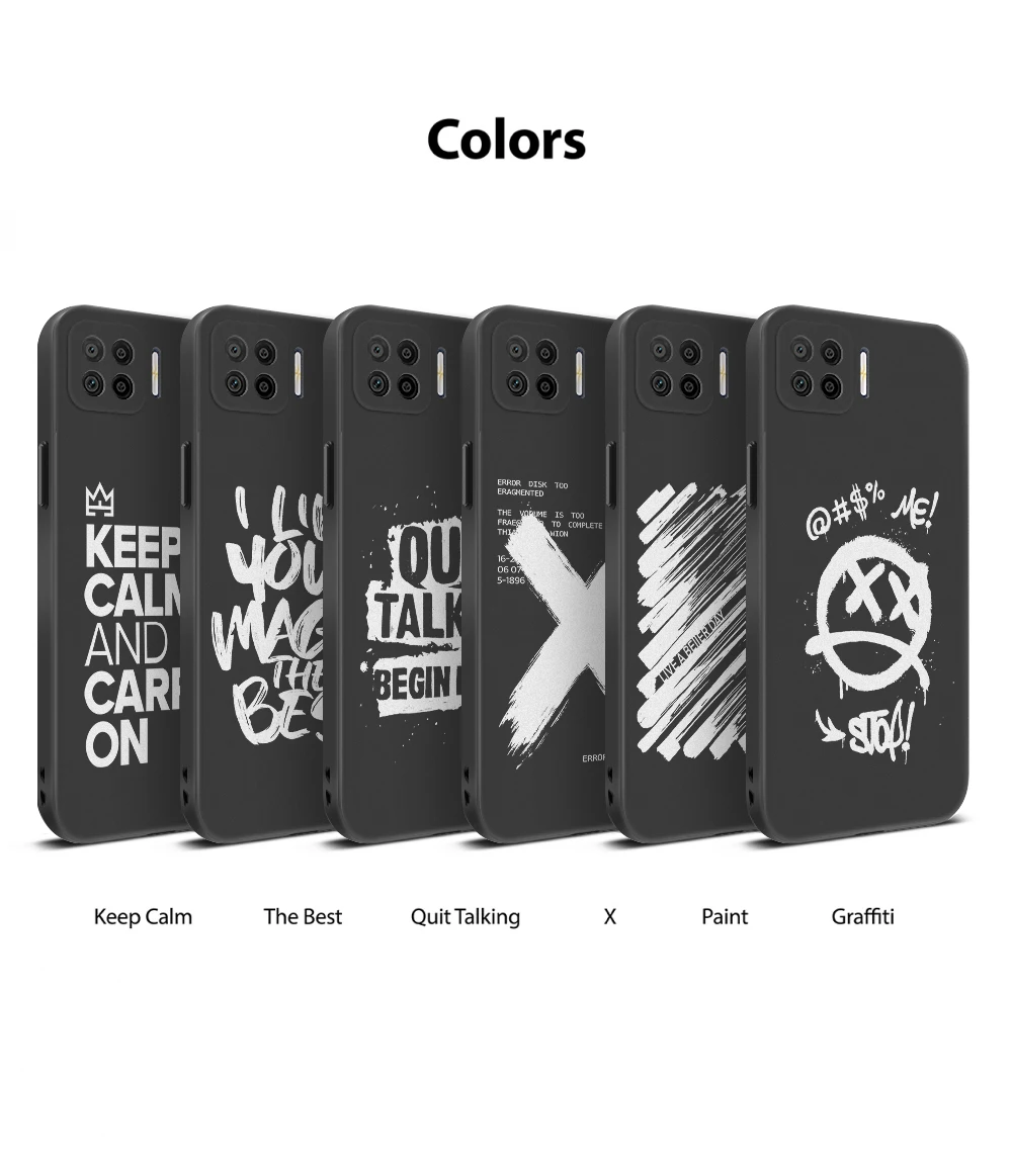 

Rzants For OPPO A93 Shockproof Case [Street trend] Soft Fasion Bumper Cover Phone Casing