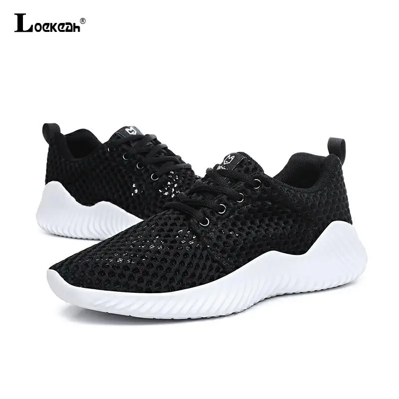 Удобная нескользящая Мягкая Спортивная обувь для мужчин Повседневная сетчатая