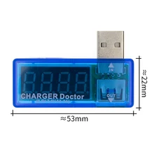 Цифровой дисплей Горячая мини USB мощность измеритель напряжения тока портативный мини детектор тока и напряжения зарядное устройство Доктор