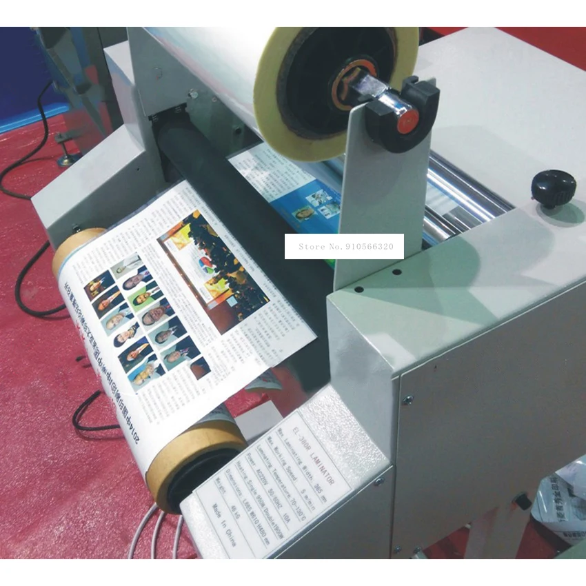 Электрический двухсторонний ламинатор с автоматической подачей рулона