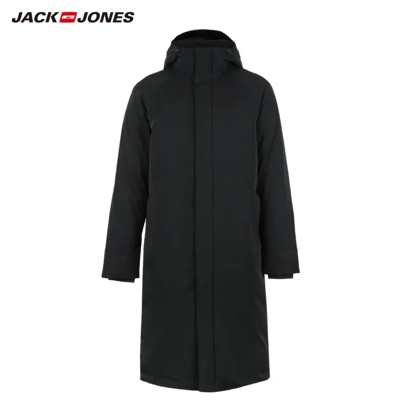 JackJones Для мужчин зимняя куртка длинная стильная теплая куртка-пуховик 218412555 |