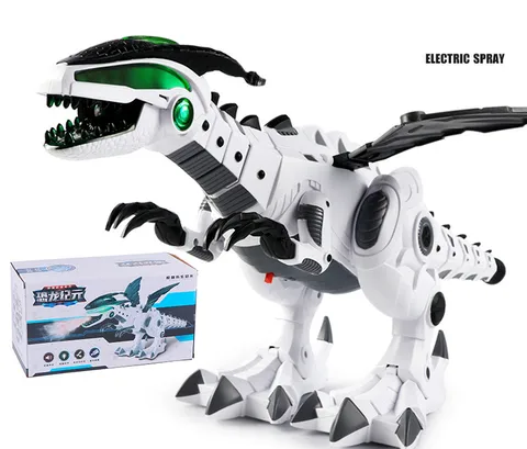 Новинка 2021, игрушки-Динозавры для детей, игрушки, Электрический динозавр с белым распылением, механический Птерозавр, игрушка-Динозавр для детей, подарок