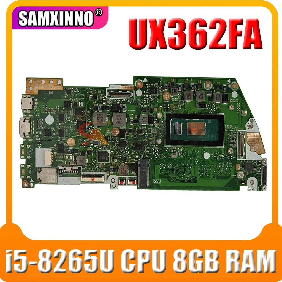 

AKemy For ASUS UX362FA-EL142T ZenBook Flip UX362 laptop mainboard motherboard with i5-8265U CPU 8GB RAM tested full 100%