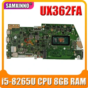 akemy for asus ux362fa el142t zenbook flip ux362 laptop mainboard motherboard with i5 8265u cpu 8gb ram tested full 100 free global shipping