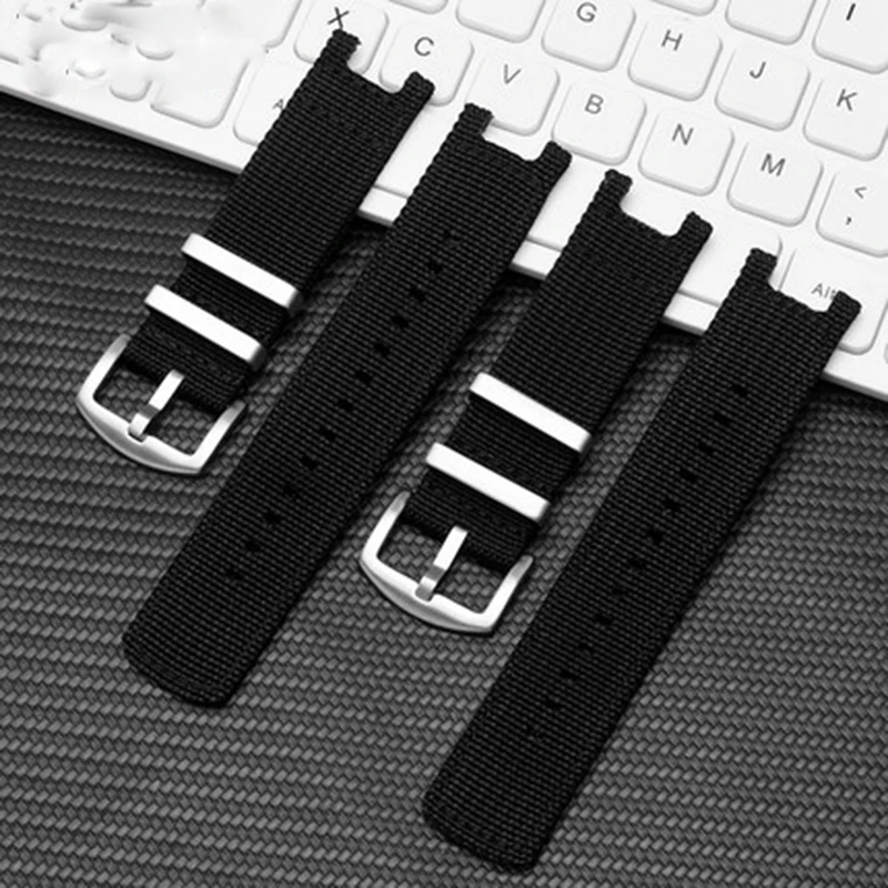 Waterproof Nylon Canvas Strap Special for Huami Amazfit T-Rex Replacement Wristband Outdoor Sports