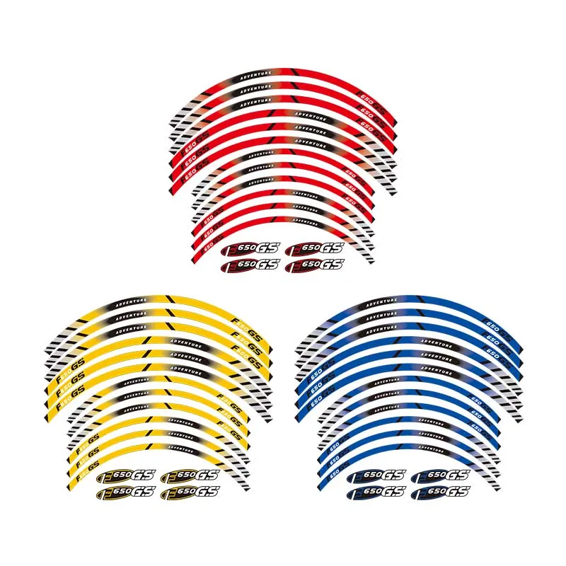 Наклейки на колеса мотоцикла светоотражающие наклейки полосы обода для BMW F650GS