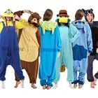 ZITY пижамы для женщин и мужчин с длинным рукавом пижамы унисекс кигуруми вышивка 