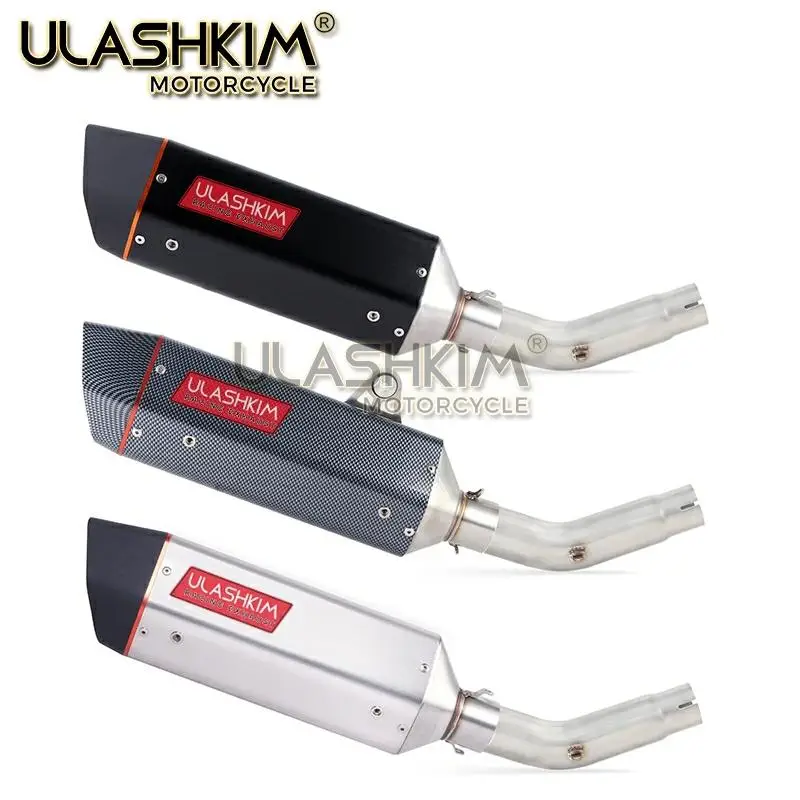 Motorcycle Full Exhaust Middle Pipe Slip On For Suzuki GSXR600 Gsxr700 Gsxr750 K7 GSX R700 R750 R600 GSXR 600 750 2008 To 2010 | Автомобили