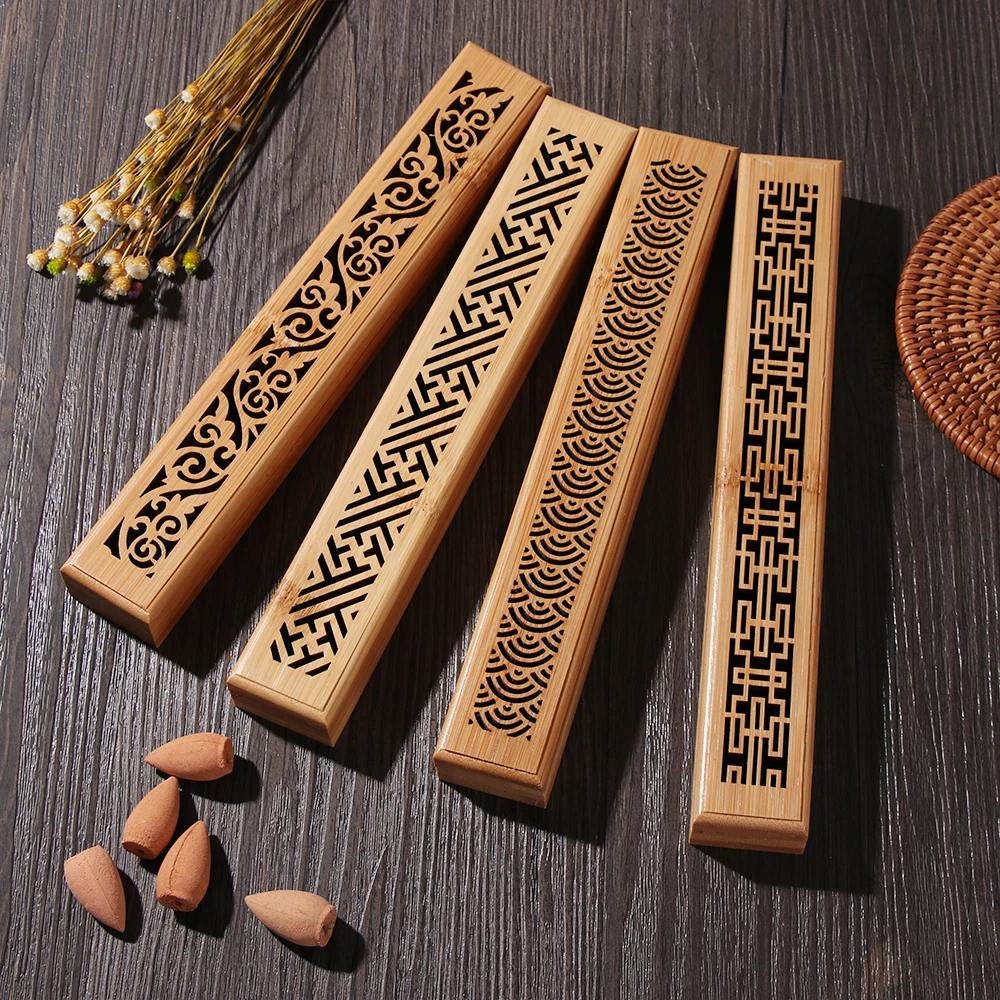 Дерево буддизма в ретро стиле держатель для благовония Censer Joss stick вставленный