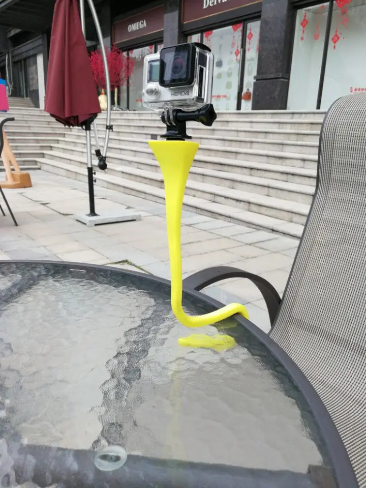 Гибкая селфи палка монопод Штатив Обезьяна держатель для GoPro iPhone камера телефон автомобиль велосипед универсальный