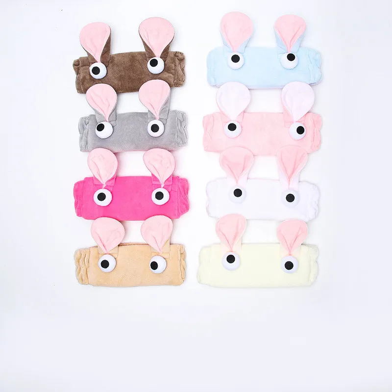

1PCS Sell Cute Rabbit Hair Holder Hairbands Fleece Bow Animal Ears Headband For Women Girls Turban Fashion Hair Accessories