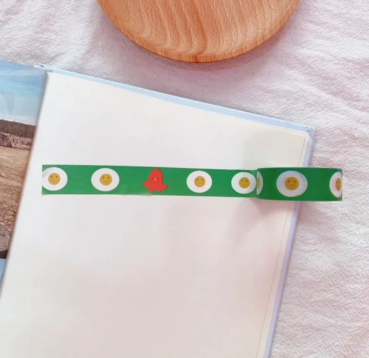 1 шт. Облако Цветок Улыбка Медведь вишня васи лента DIY планировщик Маскировочная лента клейкие наклейки с лентами Декоративные Канцелярские Ленты - Цвет: 3