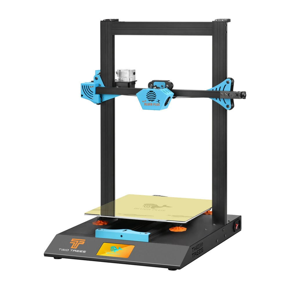 Twotrees 3D Printer Bluer Plus PEI BMG TMC2209 I3 Upgrade Magnetic Touch Screen Printing Masks Resume Power Failure Dual Z Axis