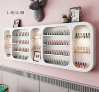 manicure rack nail rack cosmetic rack wall armor oil and plastic hanging wall manicure shop shelves