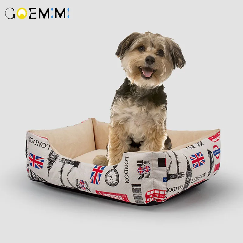 

Кровать для домашних питомцев, мягкая теплая кровать для кошек и щенков, Лежанка для сна