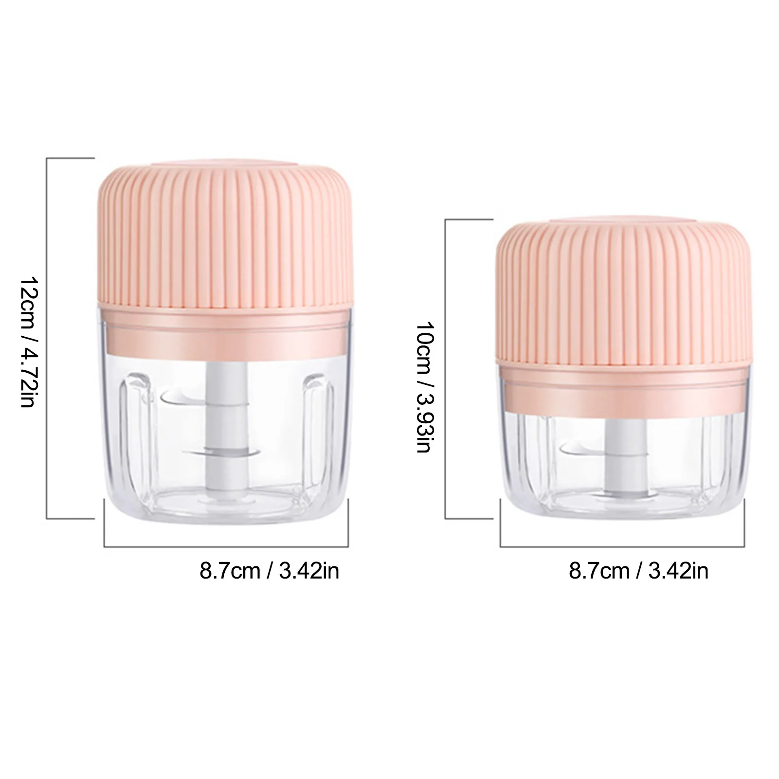 

Electric Garlic Masher Sturdy Durable Mini Crusher Chopper USB Charging For Crushed Garlic Crushed Ginger Crushed Fresh Chili