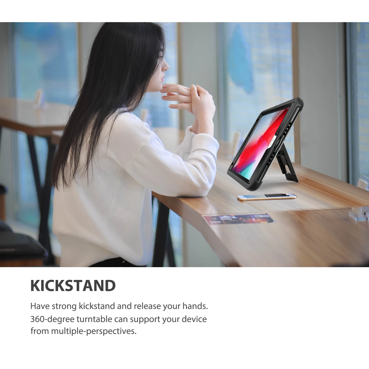 Pu Funda для iPad Mini 5 2019 чехол 7 9 360 Поворот kickstand 4 3 2 1 планшета кожаный ремешок на руку