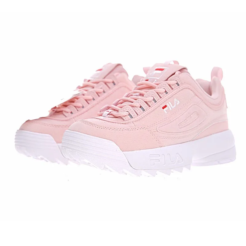 Fila shoes горячая Распродажа FILA disrupii 2 фиолетовая Подлинная женская обувь для бега