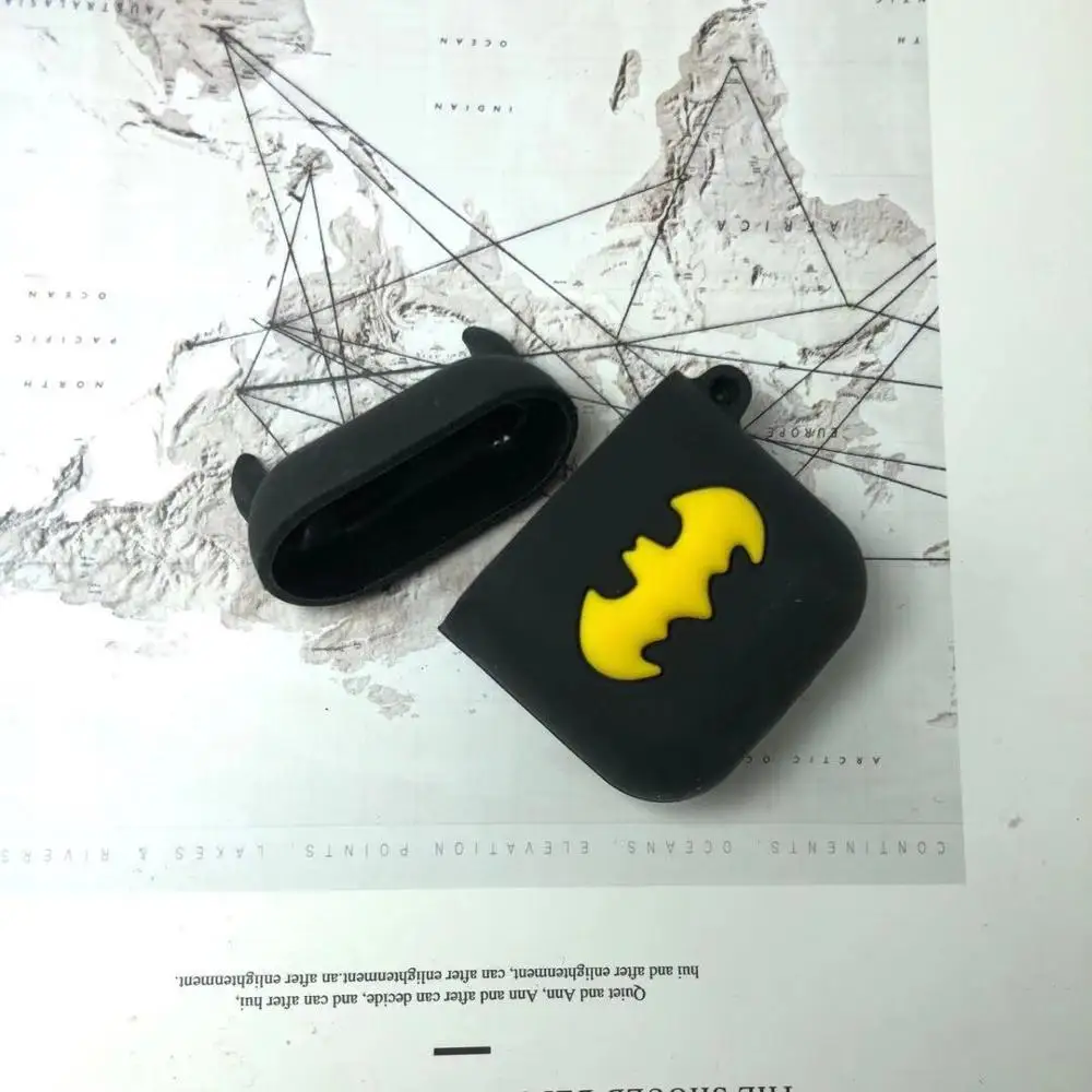 Розовый Милый чехол для AirPods 2, мультяшный силиконовый защитный чехол Air Pod, чехол для наушников, чехол для Air pods, коробка для переноски наушников, fundas - Цвет: Розовый