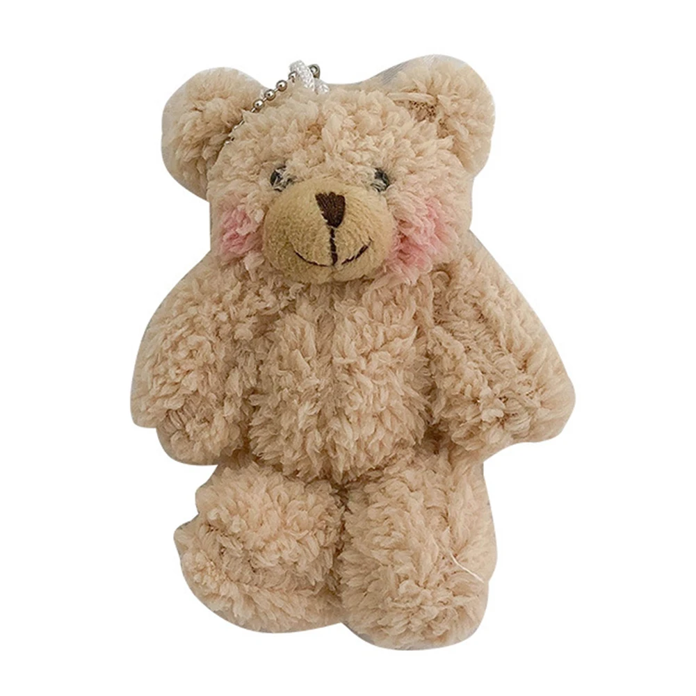 Милый медведь животное плюшевая кукла брелок подвесной кольцо для сумки