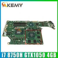 for acer an515 52 an515 laptop motherboard dh5vf la f952p cpu i7 8750h gpu gtx10504gb test ok mainboard