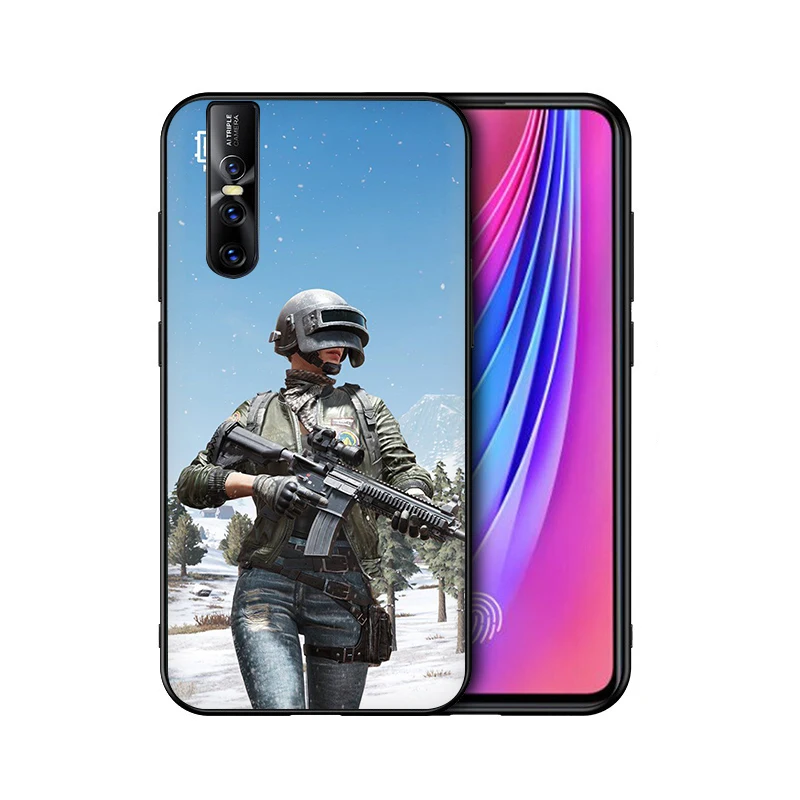 B4 EWAU PUBG мобильный чехол для телефона из силикона Крышка для Vivo Y53 Y55s Y81s Y79 V9 V11 V15 Pro Y69 Y71 Y91C Y93 Y66 X9s Z5X - Цвет: B4