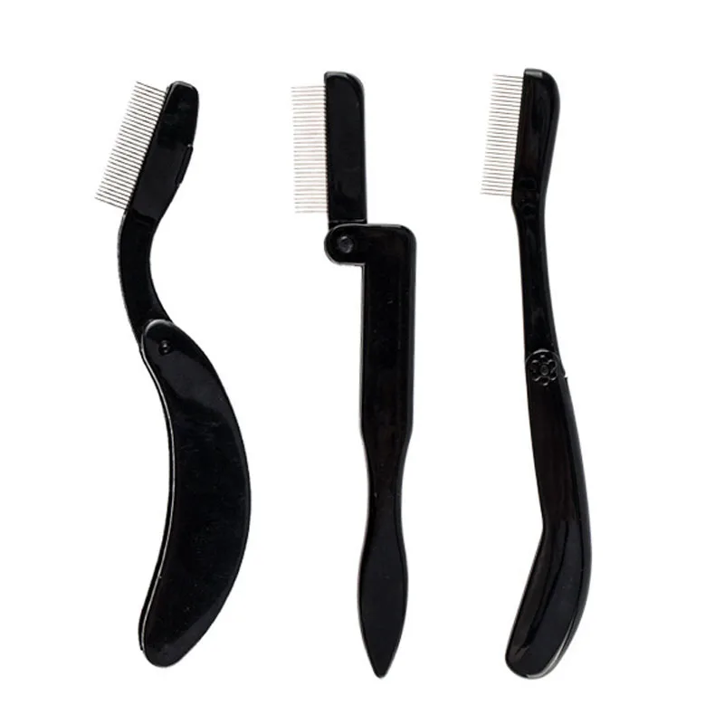

Foldable Eyelash Comb Metal Brush Lash Separator Mascara Curler Brush Lash Lifting New Women Beauty Cosmetic Makeup Tool
