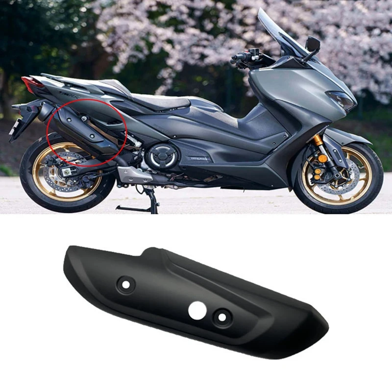 

Motorcycle Exhaust Muffler Pipe Heat Shield Cover Protector Fit for YAMAHA T-MAX 560 2020 TMAX 530 17-19