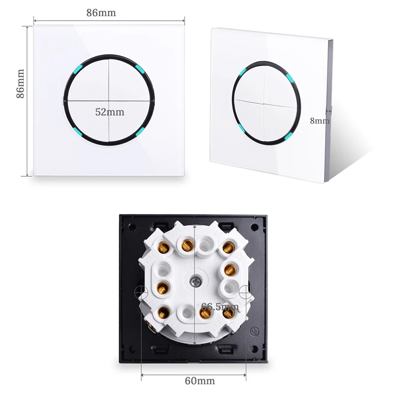 Настенный светильник 4 комплекта 2 способа случайного нажатия переключатель со