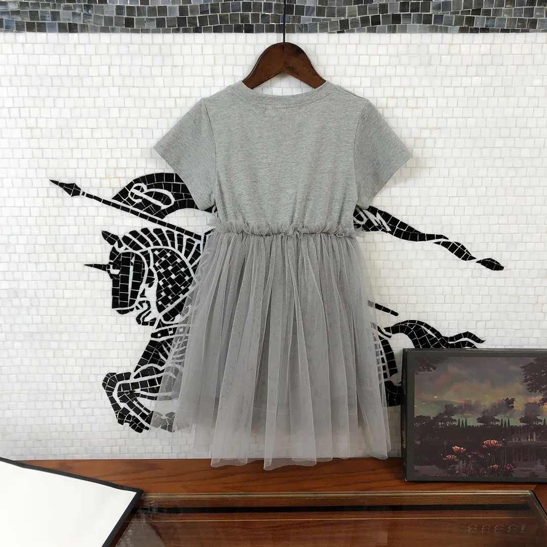 

Girls dress summer 2021 new Korean style children's short-sleeved summer dress little girl doll collar princess skirt