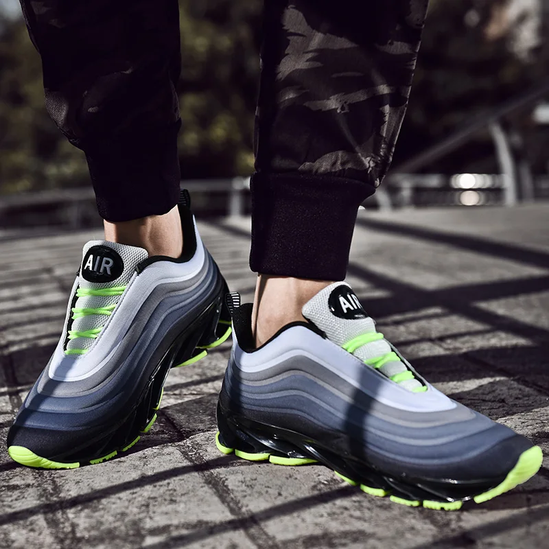 

Fashion Sports Running Shoes for Men Breathable Blade Shoes Men Sneakers Jogging Walking Gym Shoes Man Outdoor Footwear Spring