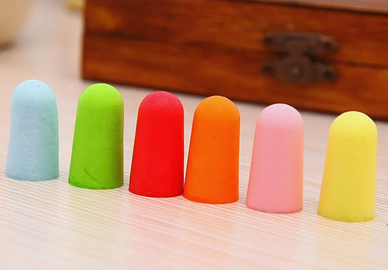 

10PCS/2pcs Health Travel Sleep Noise Prevention Earplugs Colorful Soft Foam Ear Plugs Noise Reduction For Travel Sleeping