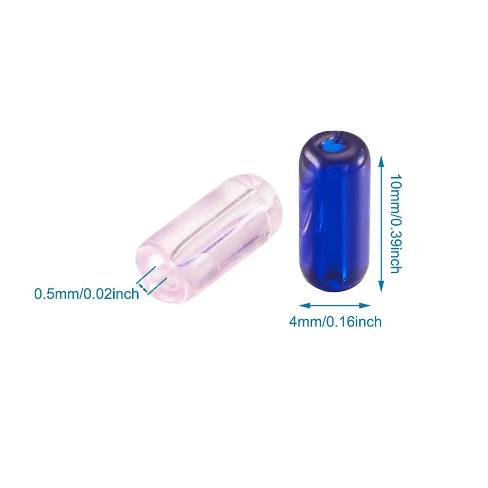 100 шт прозрачные стеклянные бусины для изготовления ювелирных изделий своими