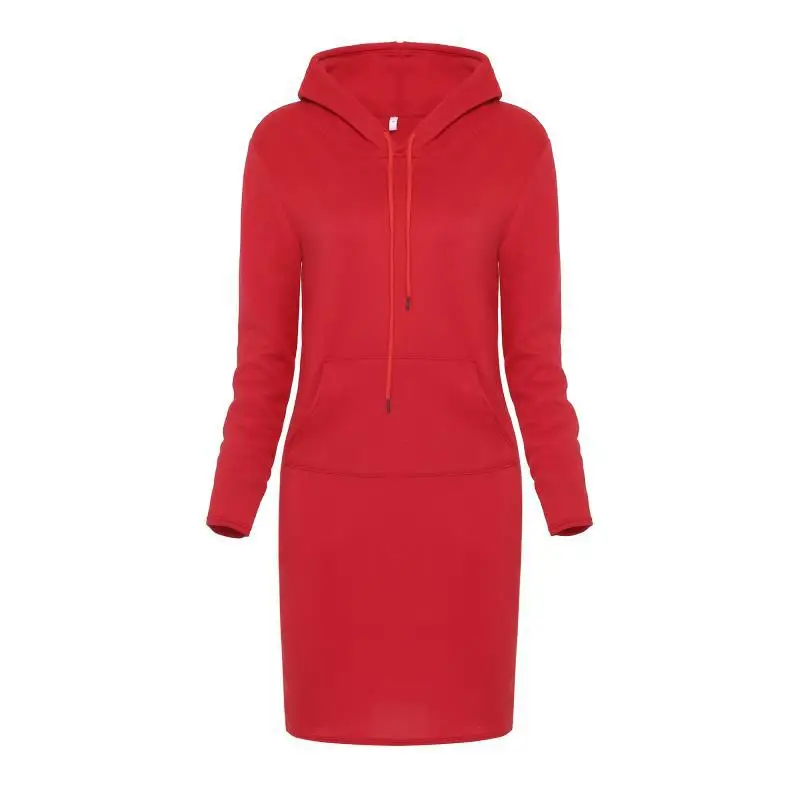 Женская Длинная толстовка с капюшоном новинка весны-осени 2019 модное Свободное