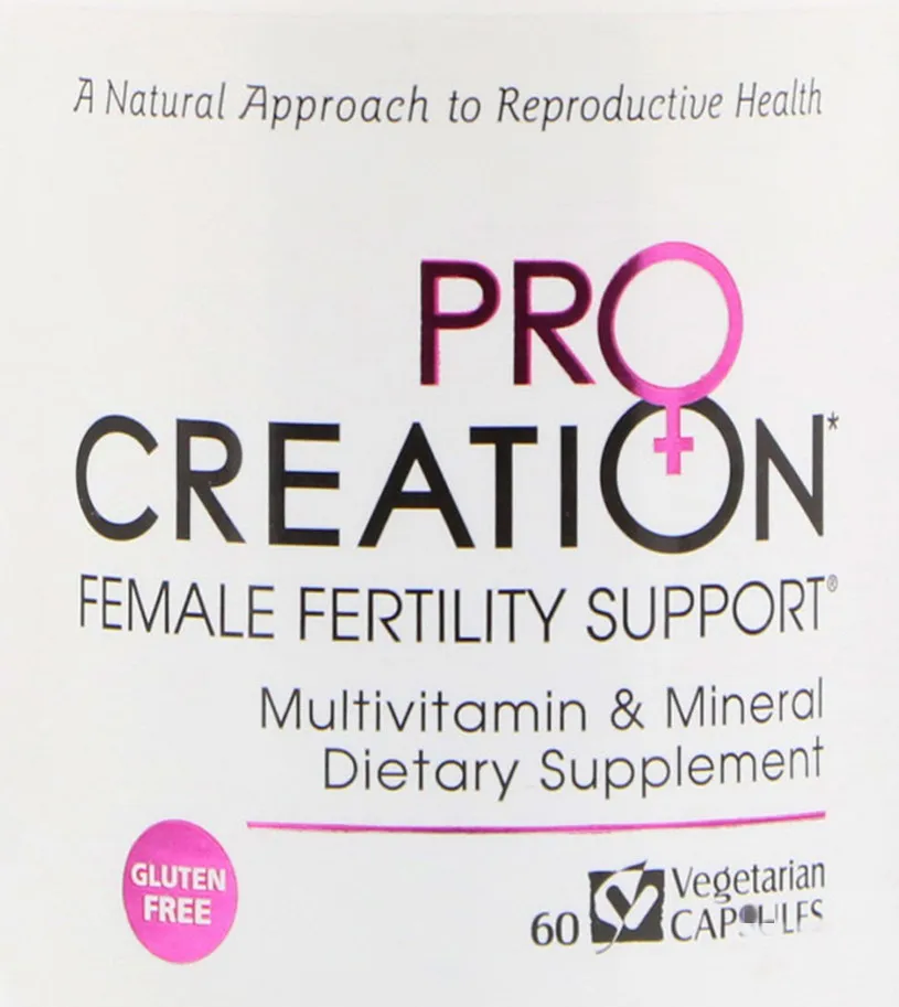 ProCreation, Female Fertility Support, 60 Vegetarian Cap sules