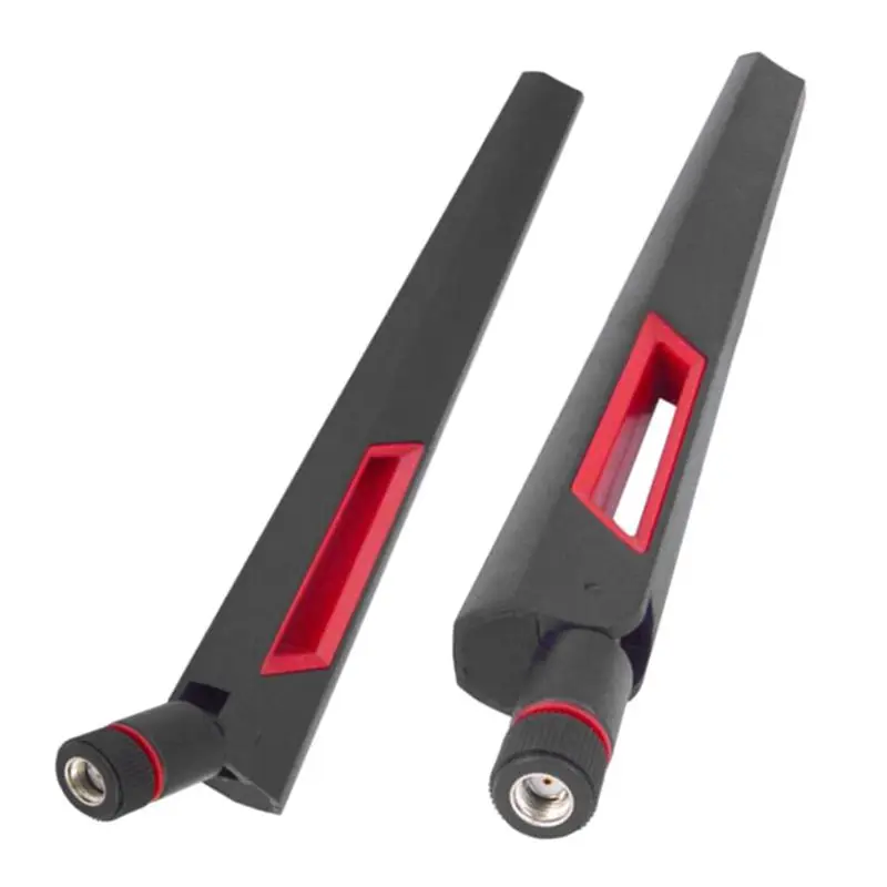 

10DB 2.4/5G Dual Band WIFI Antenna RP SMA Male WLAN Router Signal Booster Aerial X3UB