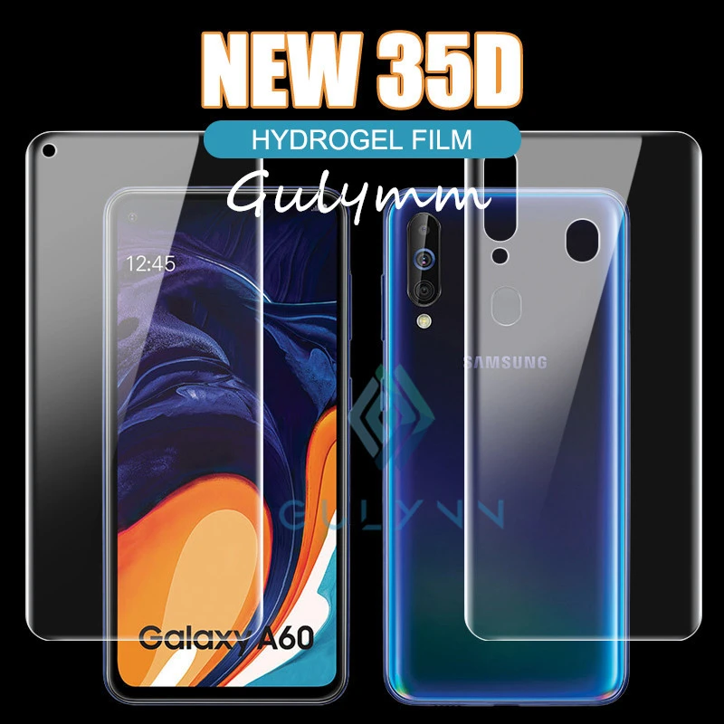 Гидрогелевая пленка для Samsung Galaxy A 10 20 30 40 50 60 70 80 A51 A20E защитная 35D M20 M30 чехол задней