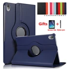 Вращающийся на 360 Градусов Кожаный чехол-подставка для Lenovo P11, чехол для планшетов Lenovo Tab P11 Pro, чехол для планшетов, Чехол + пленка + стилус