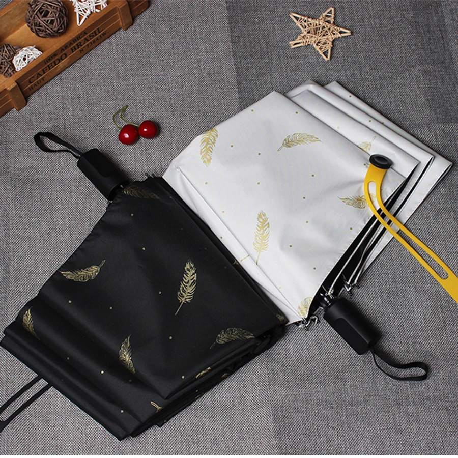 Супер светильник маленький мини Солнечный зонтик складной женский дождевой Зонт