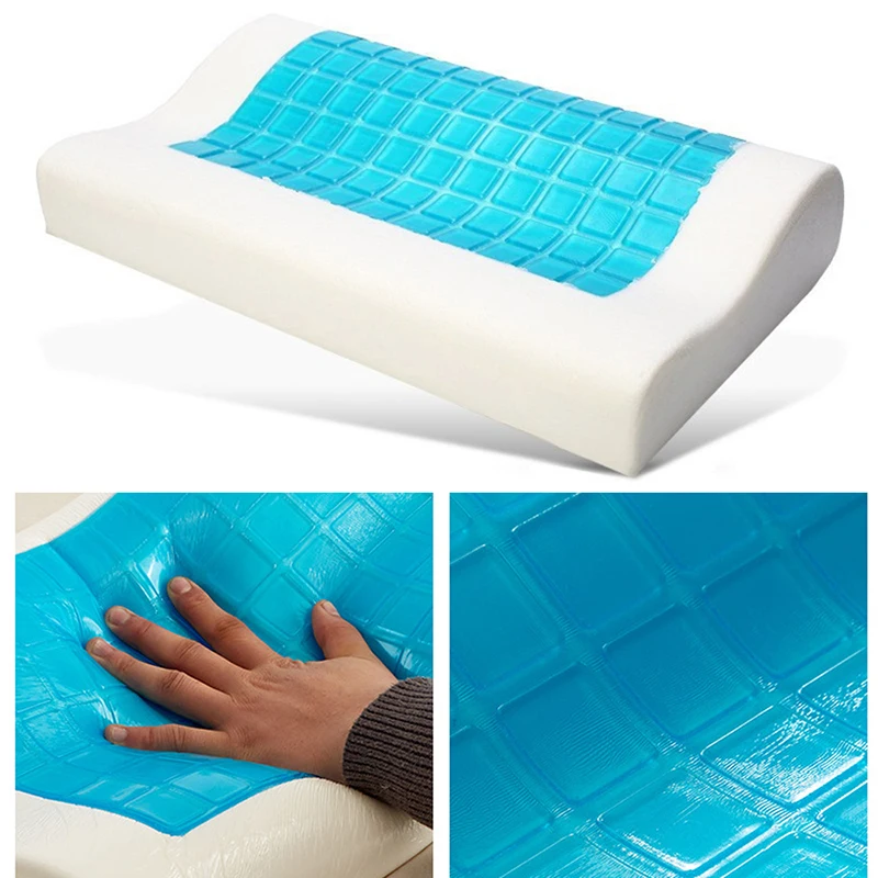 

Memory Foam Pillow Neck Gel Slow-Rebound Cervical Orthopedic Cushion Anti-Snore Neck Shoulders Relax For Deep-Sleeping Bedding