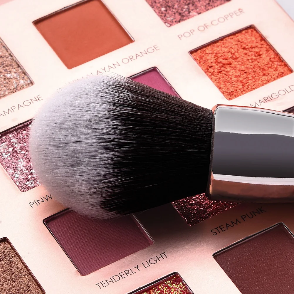 

Professional 10 pcs Makeup Brush Sets with Leather Bag Cosmetics Brushes Eyebrow Powder Foundation Shadows Make Up Tools