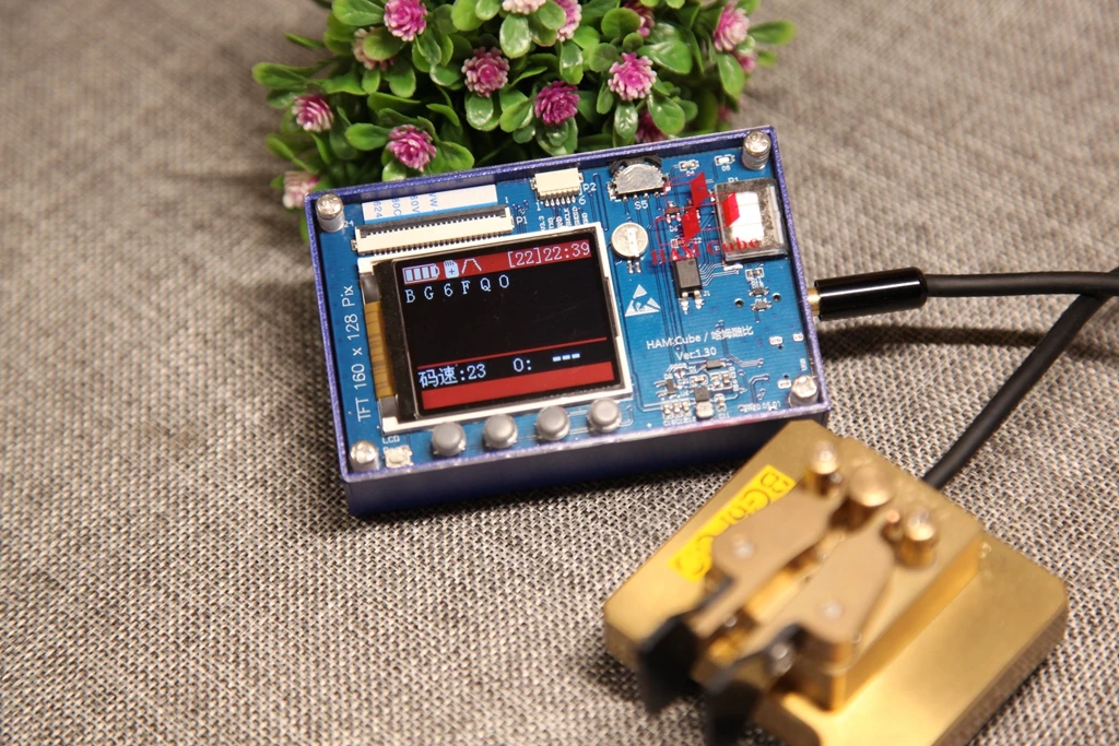 

Portable Key STM32 Framing Morse Code Copy and Send Exercise Machine