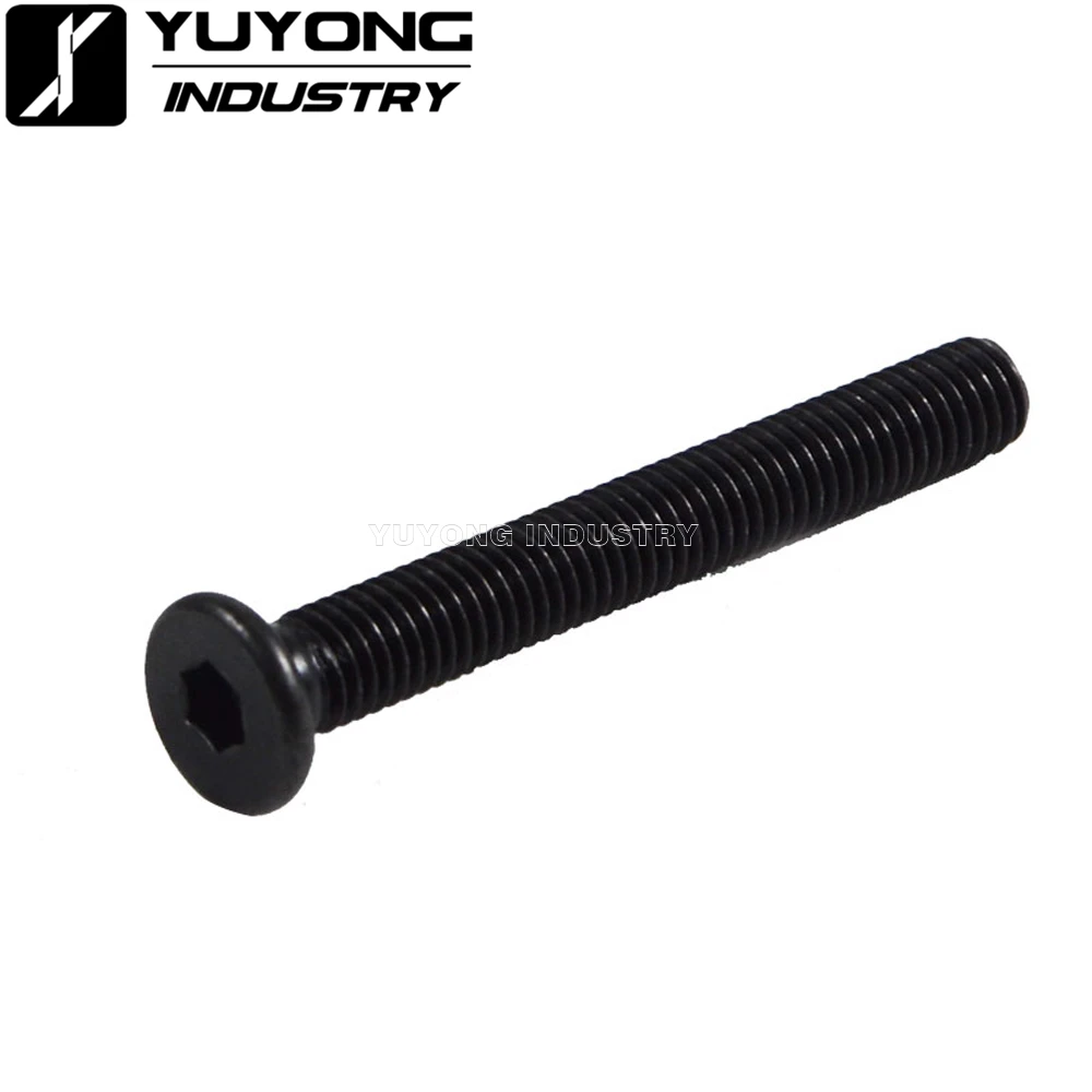 500pcs/lot M5*30/35/40mm black low profile screws for v-slot/T-slot accessories