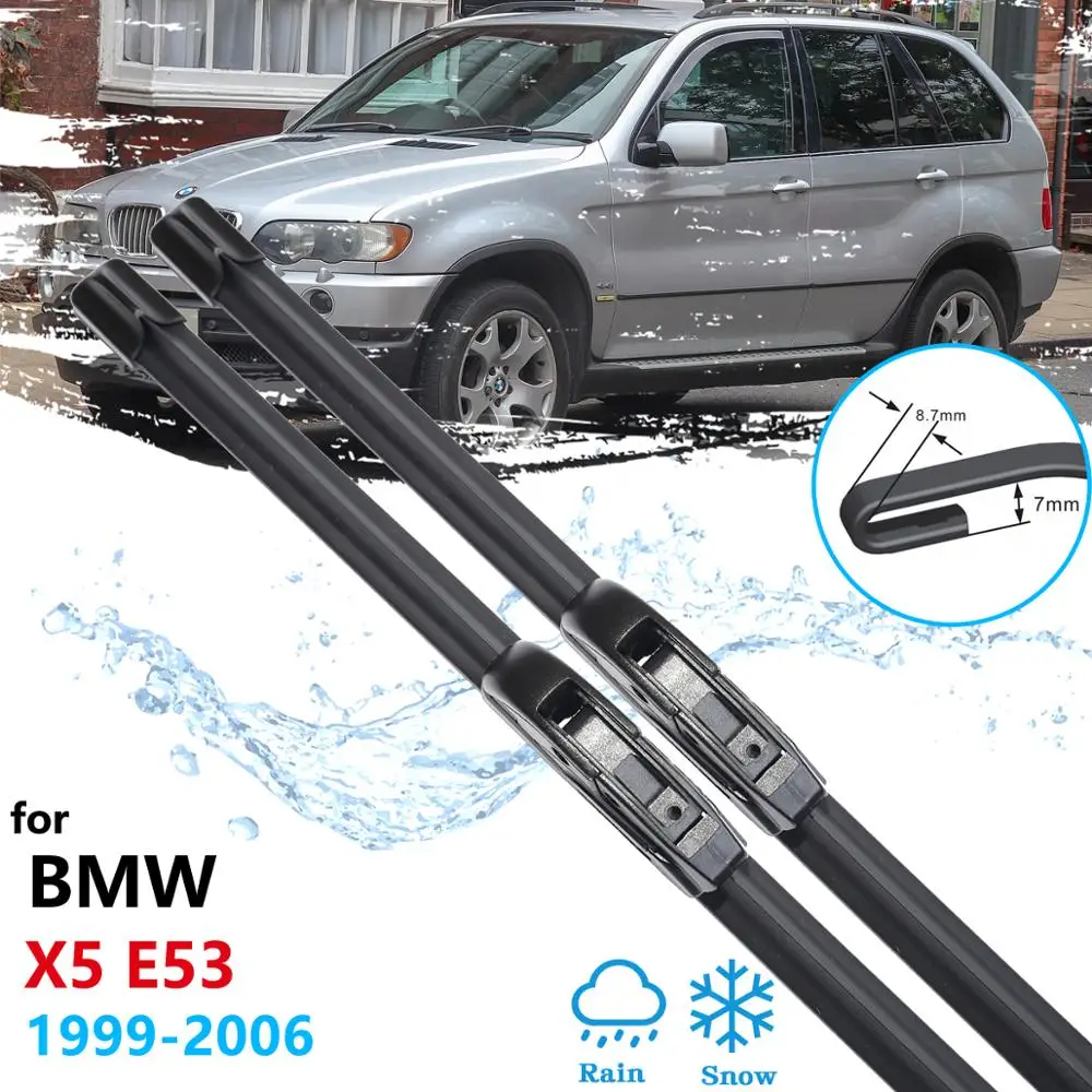 Автомобильные щетки стеклоочистителя для BMW X5 E53 1999 ~ 2006 стеклоочистители