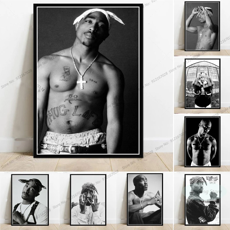 Плакат на холсте Музыкальная звезда в стиле хип-хоп | Живопись и каллиграфия