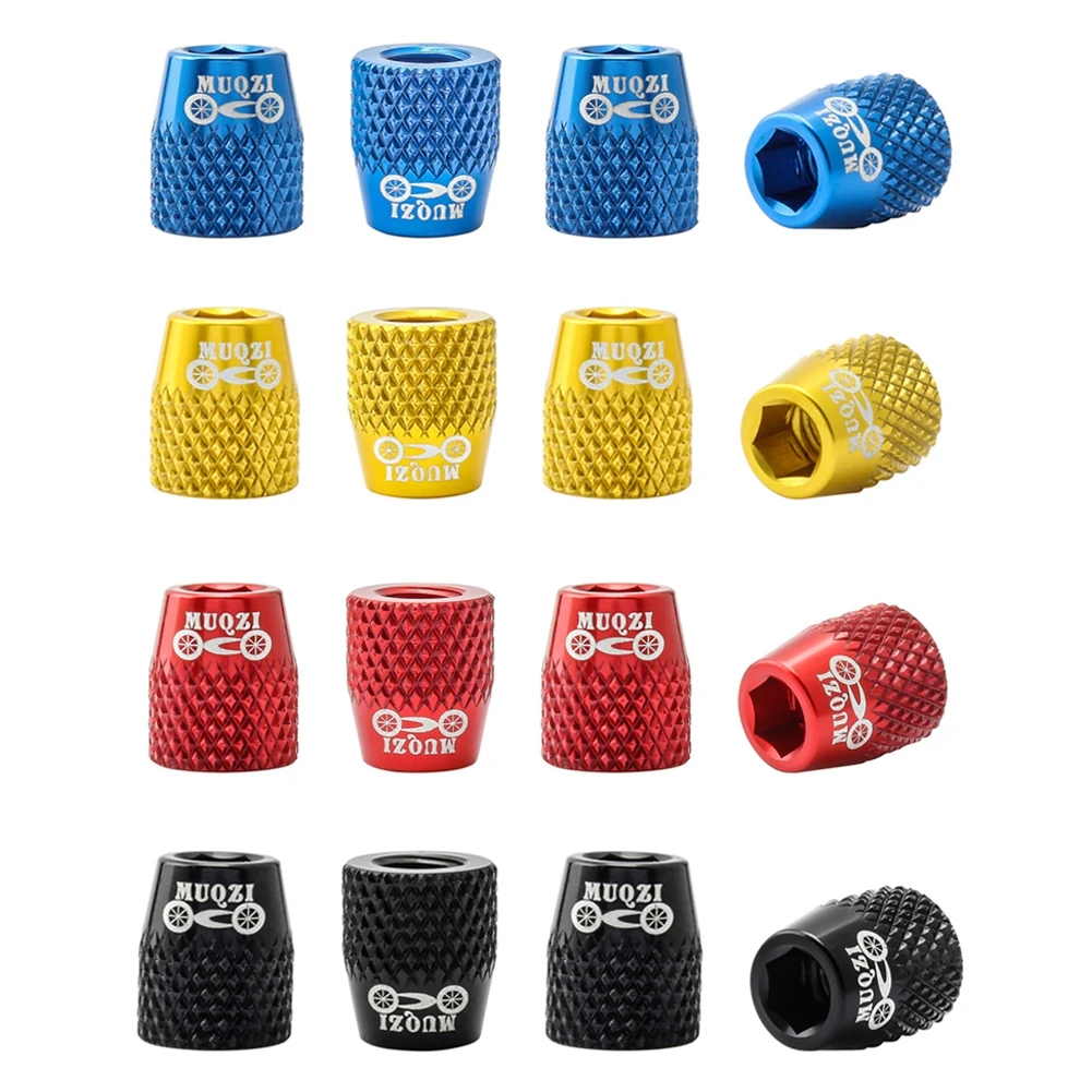 

4Pcs/Set Bike Brake Shoes Screw M6 Pad Bolt Aluminum Alloy V Brake Blocks Nut For Road Fixed Gear MTB Accessories