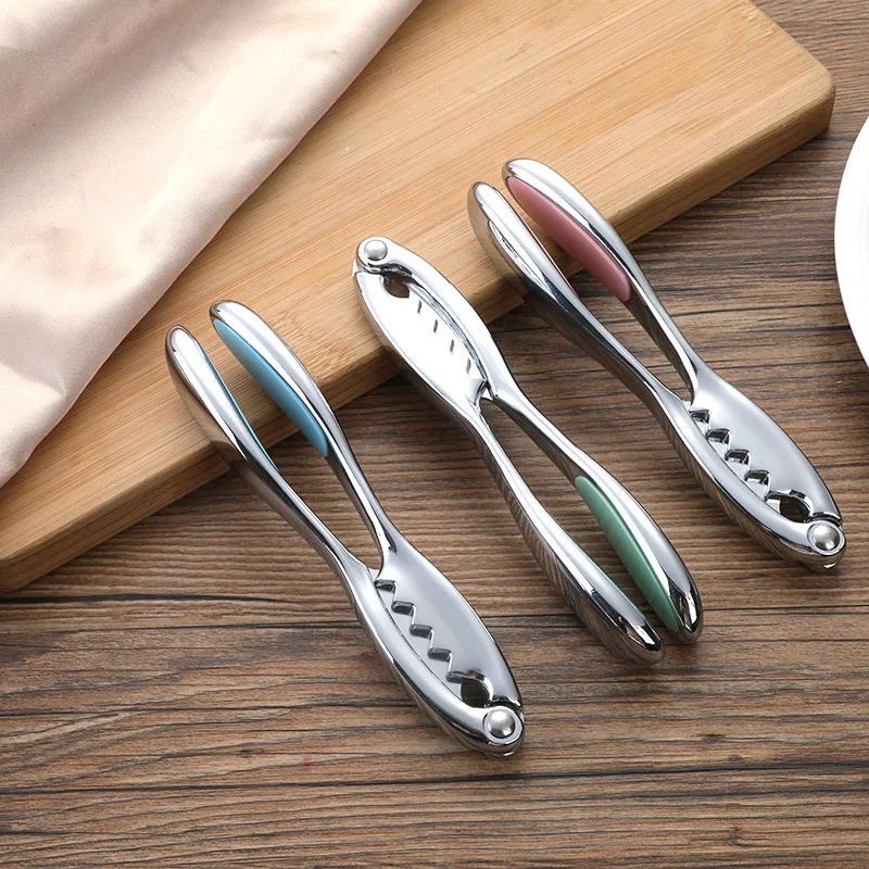

1pcs Crab Tongs Home Crab Artifact Kitchen Gadgets Stainless Steel Crab Foot Clamp Zinc Alloy Crab Pliers Kitchen Tools