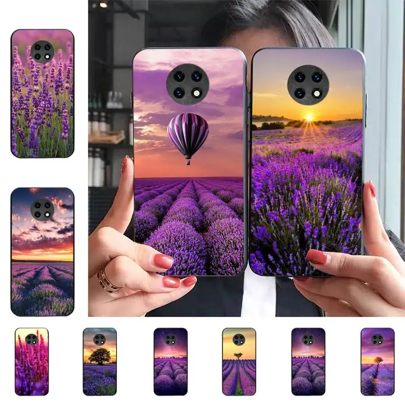 

Lavender Purple flowers Phone Case For Redmi 9 5 S2 K30pro Silicone Fundas for Redmi 8 7 7A note 5 5A Capa